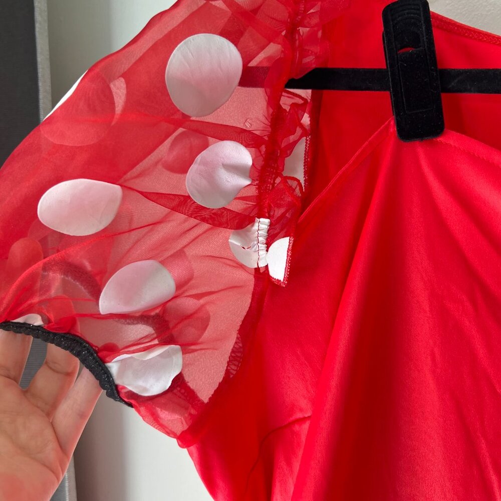 Disney Minnie Mouse Dress & Ears Adult 2XL (18β20) | Cosplay Halloween Costume - Picture 14 of 16